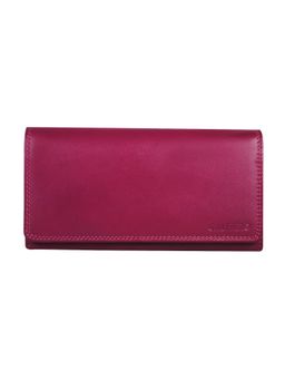 Calfnero - Women's Pink Long Leather Wallet