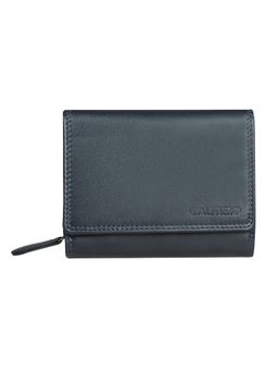 Calfnero - Women's Navy Blue Compact Leather Wallet