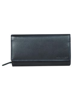 Calfnero - Women's Navy Blue Long Leather Wallet