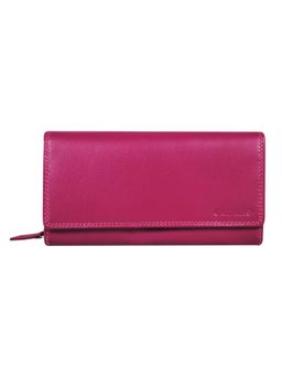 Calfnero - Women's Pink Long Leather Wallet