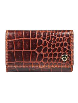 Calfnero - Brown Textured Leather Wallet