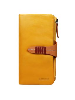 Calfnero - Yellow Signature Long Leather Wallet