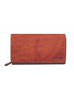 Calfnero - Brown Classic Heritage Women's Leather Wallet