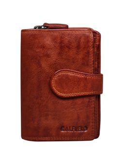 Calfnero - Brown Classic Compact Women's Leather Wallet