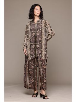 Ritu Kumar - Brown Arohi Co-Ord (Set of 2)