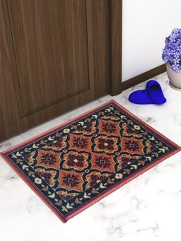Athom Living - Multi-Color Premium Floral Design Anti Skid Door Mat