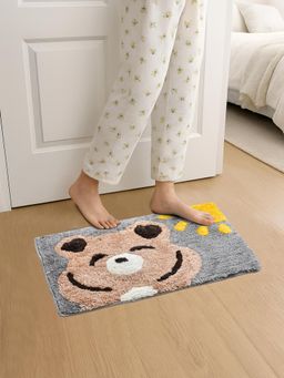 FABINALIV - Multi-Color Graphic Cotton Blend Anti Skid Door Mat