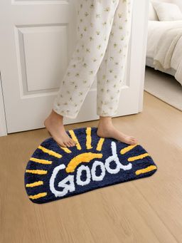 FABINALIV - Multi-Color Graphic Cotton Blend Anti Skid Door Mat