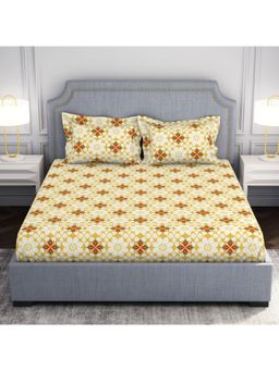 Welspun - Adore Microfiber Bedsheet-Super Lemon (Queen)