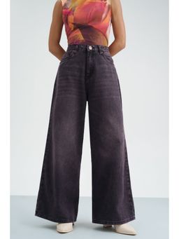 FREAKINS - Astral Dark Wide Leg Jeans