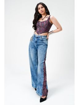 FREAKINS - Banjaaran Blue Straight Jeans