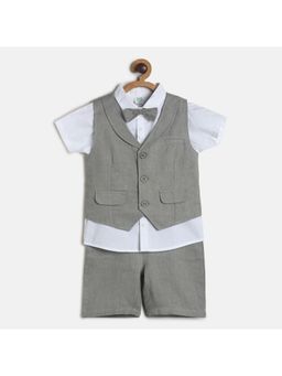 MINI KLUB - Kids Boys Grey Coordinate Set (Set of 4)