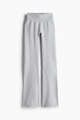 H&M - Women Grey Seamless Flared Sports Leggings With Drymove