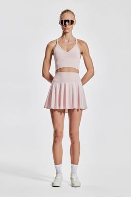 H&M - Women Pink Circle-Cut Tennis Skirt With Drymove