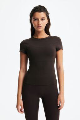 H&M MOVE - Women Brown Sports Top With Drymove