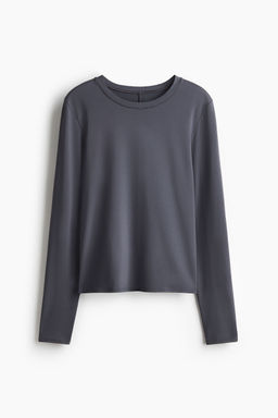 H&M - Women Grey Sports Top With Drymove