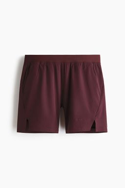 H&M - Men Red Mid-Length Sports Shorts With Drymove