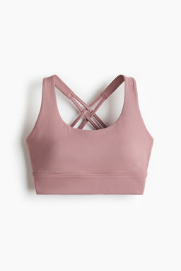 H&M - Women Pink Medium Support Sports Bra With Softmove