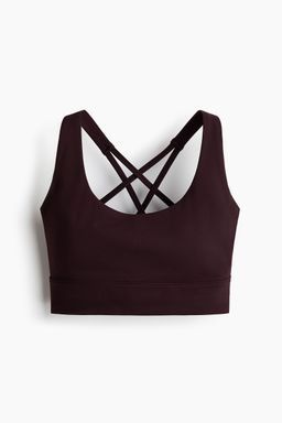 H&M - Women Red Medium Support Sports Bra With Softmove