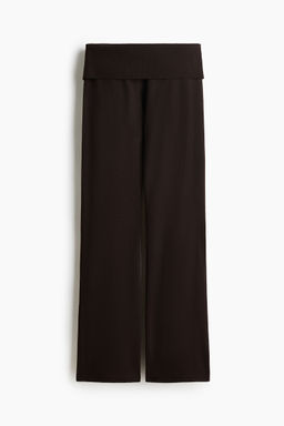 H&M - Women Brown Knitted Yoga Pants