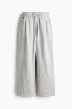 H&M - Women Grey Pleat-Front Sweatpants