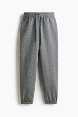 H&M - Women Grey Cotton-Blend Sweatpants