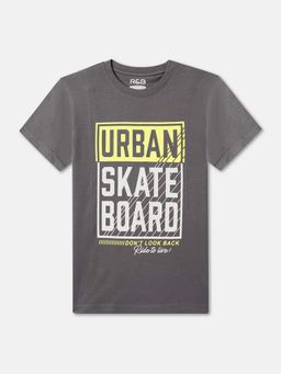 R&B - Grey Relaxed Boys T-Shirt
