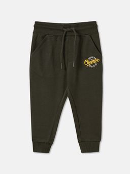 R&B - Olive Regular Boys Joggers