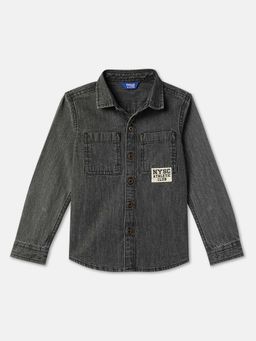 R&B - Washed Regular Boys Shirt