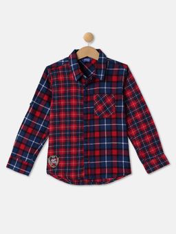 R&B - Red Regular Boys Shirt