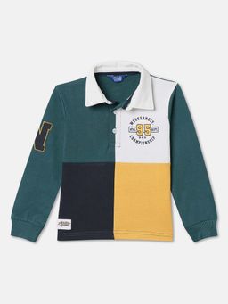 R&B - Colour-Block Regular Boys Polo T-Shirt