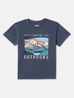 R&B - Blue Regular Boys T-Shirt