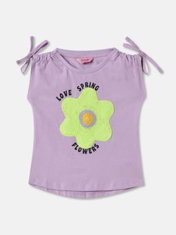 R&B - Purple Regular Girls Top