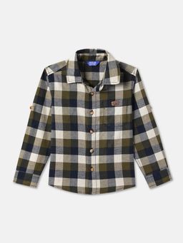 R&B - Checks Regular Boys Shirt