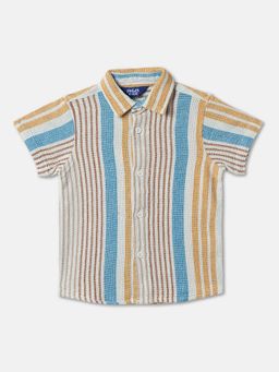 R&B - Vertical Stripes Regular Boys Shirt