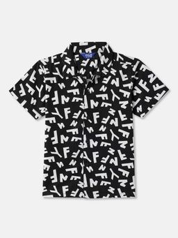 R&B - Black Conversational Novelty Regular Boys Shirt