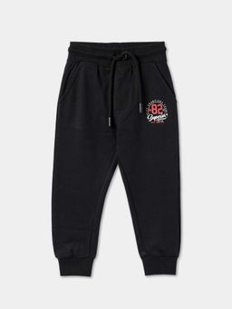 R&B - Black Regular Boys Joggers