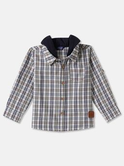 R&B - Hooded Neck Regular Boys Shirt