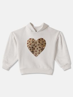 R&B - Hearts Regular Girls Sweatshirt