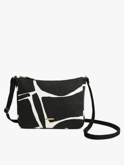 EcoRight - Black Printed Crossbody Sling Bag