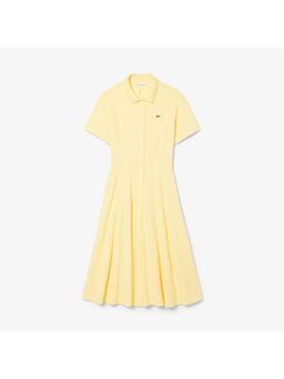 Lacoste - Flared Mini-Pique Polo Dress