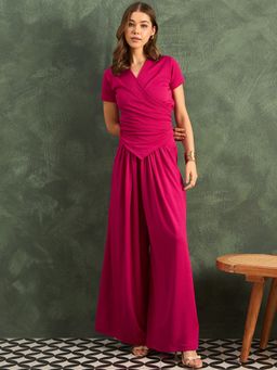 Uptownie - Stretchable Wrap & Flow Co-Ord Set