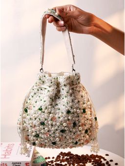THE TAN CLAN - Ayra Pearl Potli Bag