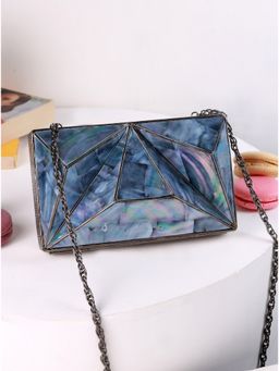 THE TAN CLAN - Mindy 3D Brass Clutch With Detachable