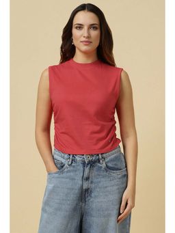 Allen Solly - Women Red Solid Casual Top