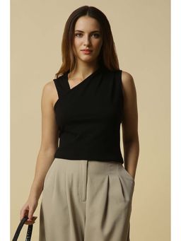 Allen Solly - Women Black Solid Formal Top