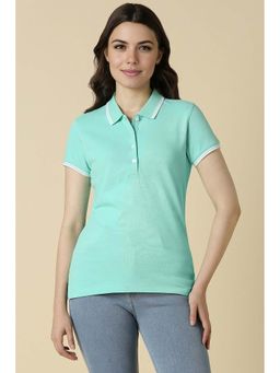 Allen Solly - Women Green Textured Casual Top