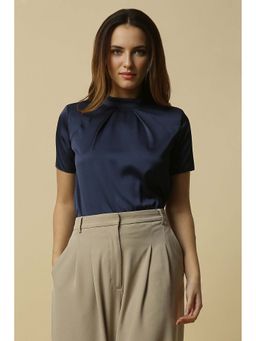 Allen Solly - Women Navy Solid Formal Top