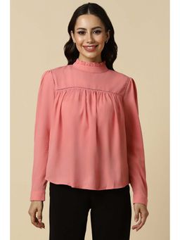 Allen Solly - Women Peach Solid Formal Top