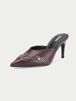 Oroh - Maroon Gubbio Heels